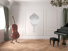 Зеркало настенное венецианское в зеркальной раме Fiaba