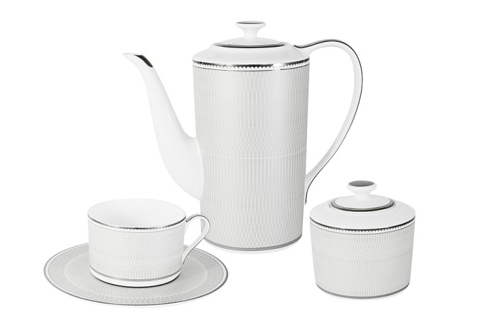 Чайный сервиз Жемчуг, 6 персон, 14 предметов Emily