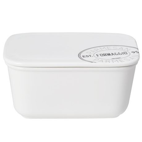 Емкость для сыра из фарфора Eataly, 15х10х7,5 см. Salt&Pepper
