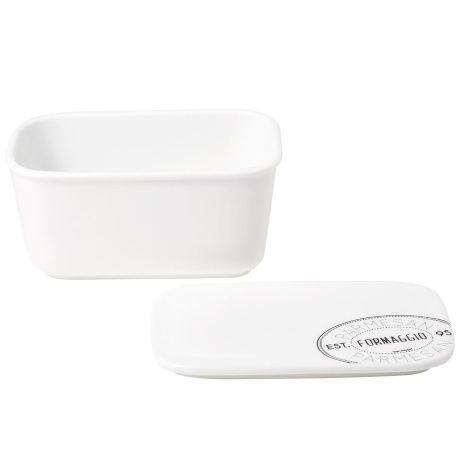 Емкость для сыра из фарфора Eataly, 15х10х7,5 см. Salt&Pepper