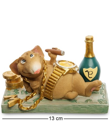 RV-763 Статуэтка Крыска "Чтоб все так жили" (W.Stratford)