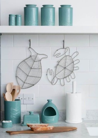 Емкость для хранения, 10,5x10,5x16 см. "Fish" T&G