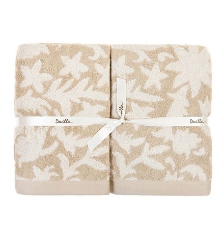 Полотенце "VITA", 70x140см. бежевый, Devilla
