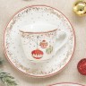 Пара кофейная, 2 перс, 4 пр, 80 мл, фарфор P, белая, Новогодние шары, Christmas Eve, Easy Life