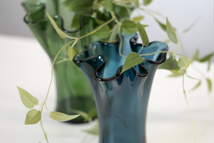 Ваза Artesania, голубая, 23 см. SAN MIGUEL