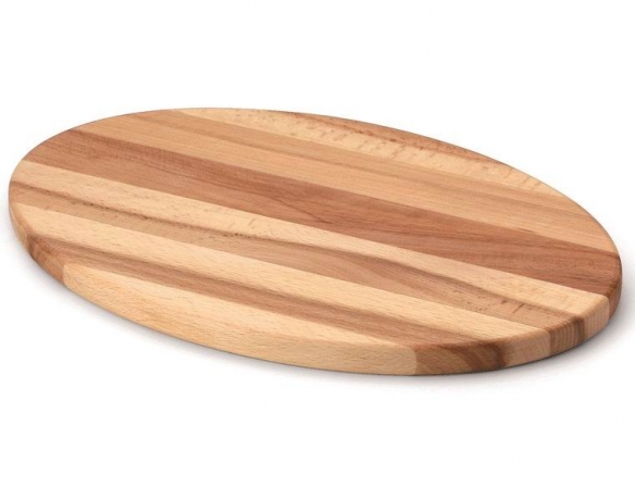 Разделочная доска овальная, 30х20х1,5 см, Continenta