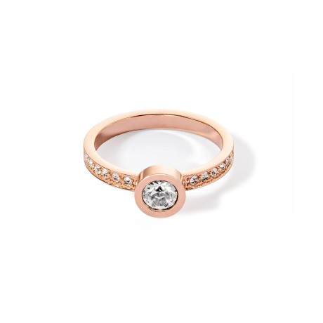 Кольцо Crystal-Rose gold 18.5 мм